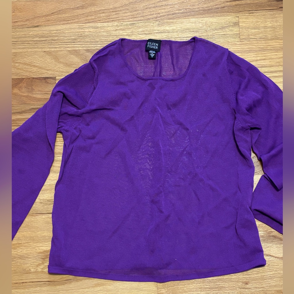 Eileen Fisher Italian Yarn Top